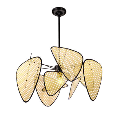 Luminaire suspendu 1 lumière jaune Amberlyn
