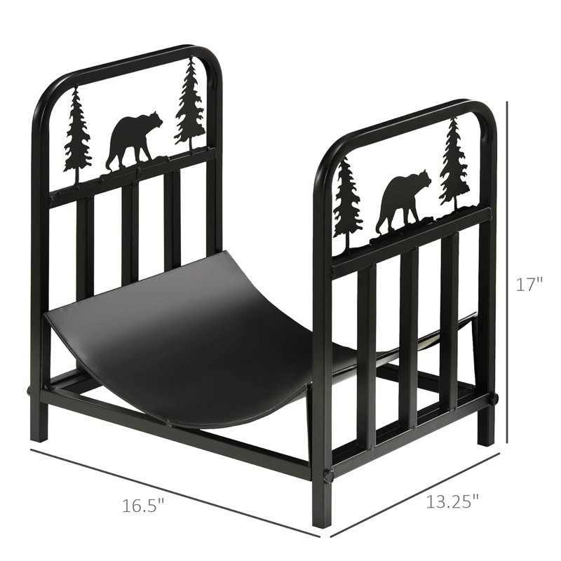 Cobberas 16.5'' W Metal Log Rack