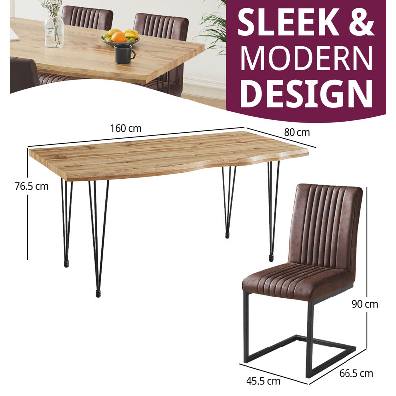 Mose 4 - Person Dining Set, 76” H x 160” L x 90” W