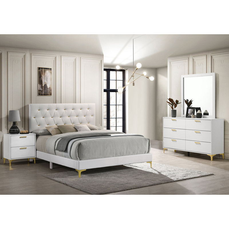 Ensemble de chambre à coucher James White Grand 4 pièces pour lit king size oriental
