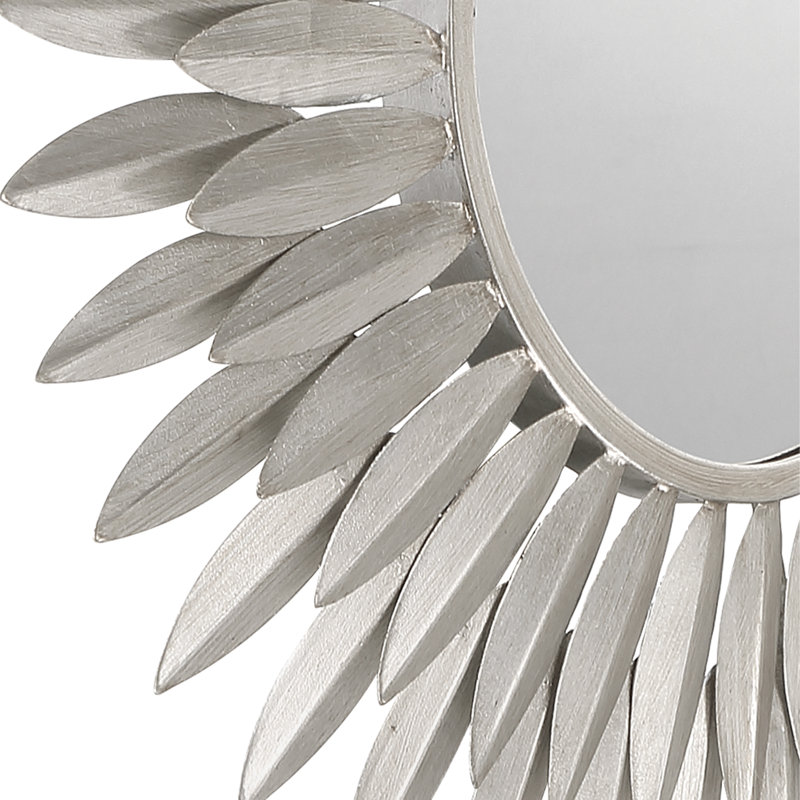 Thom Mirror, 20" x 20", Antique Silver 