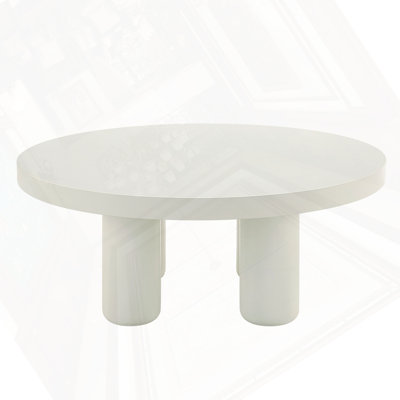 White Finish Coffee Table