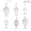 Lanterne suspendue d'extérieur 1 lumière H 10,75 po Alexavier-529880546
