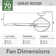 70" Phenomenon 7 - Blade Smart Standard Ceiling Fan with Pull Chain and Light Kit Included