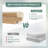 Bathroom Vanity With Ceramic Sink,Wall Mounting Design