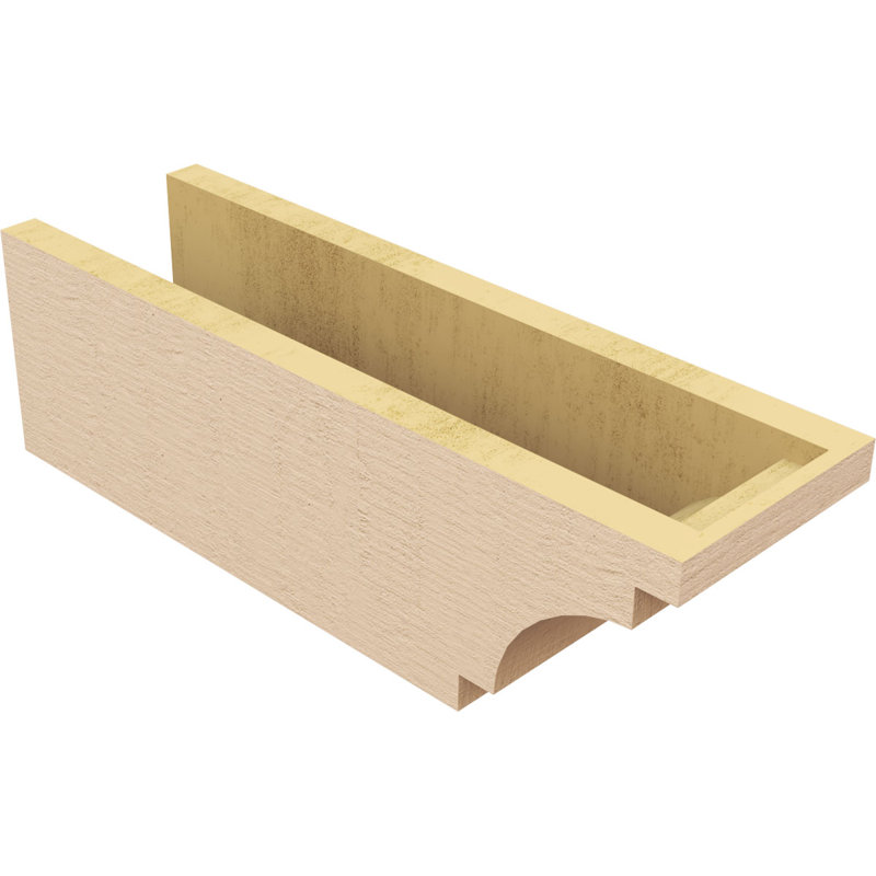 Bois de méditerranée TimberThane Ra partier, brun clair apprêté, H 6 po x l 20 po x P 6 po