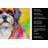 Shih Tzu Hippie Dawg Kitchen Towel