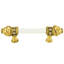 Cache multi-crystals 5 inch center to center acrylic pull in finish Museum Gold-472971395