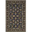 Tapis oriental bleu marine en laine touffeté à la main Ferrera-108085478