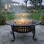 Round Iron Charcoal Smokeless Fire Pit