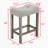 Industrial Style 5 Piece Dining And Bar Table Set With Chairs, Suitable For Living Room, Dining Room And Game Room-817398719-817398715