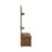Élégant banc en bois avec support de rangement - entrée 68,38 po de haut x 37,91 po de large 17,56 po de profondeur organisez votre espace
