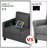 71" W 3 Seater Sofa With Usb Ports-722074206