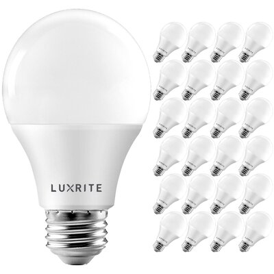 15 Watt (100 Watt Equivalent), A19 LED,Â Dimmable Light Bulb, (3500K) E26/Medium (Standard) Base -  Luxrite, LR21444-24PK