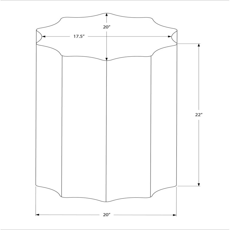 Table d'appoint, tambour, côté, table de bout, table de chevet, lampe, salon, chambre à coucher, Cuivre