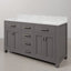 Ensemble de meuble-lavabo double 60 po Minnetrista-31600027