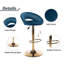 Abigale Upholstered Adjustable Height Bar Stool-227979516