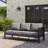 3-Person Aluminum Sofa With Cushion-106035378-106035379