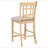 5-piece Oval Counter Height Dining Set