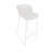 Pangea Home Cal Lucillie 29.5" Bar Stool - Modern Bar Stools – Mid-Century Modern Bar Stool with Footrest - Monochromatic - Kitchen, Dining, Bar Room - Set of 2 White Bar Stools-559458260