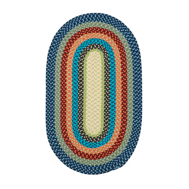 Tapis intérieur / extérieur Balbir, Ovale 9 pi x 12 pi