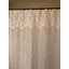 Ensemble de 12 anneaux de rideau de douche pour salle de bain - Crochets décoratifs pour rideau de douche - Crochets de rideau de douche blancs