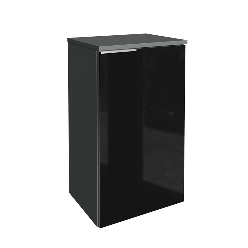Kara Bathroom Cabinet, Door hinge: Right, Anthracite