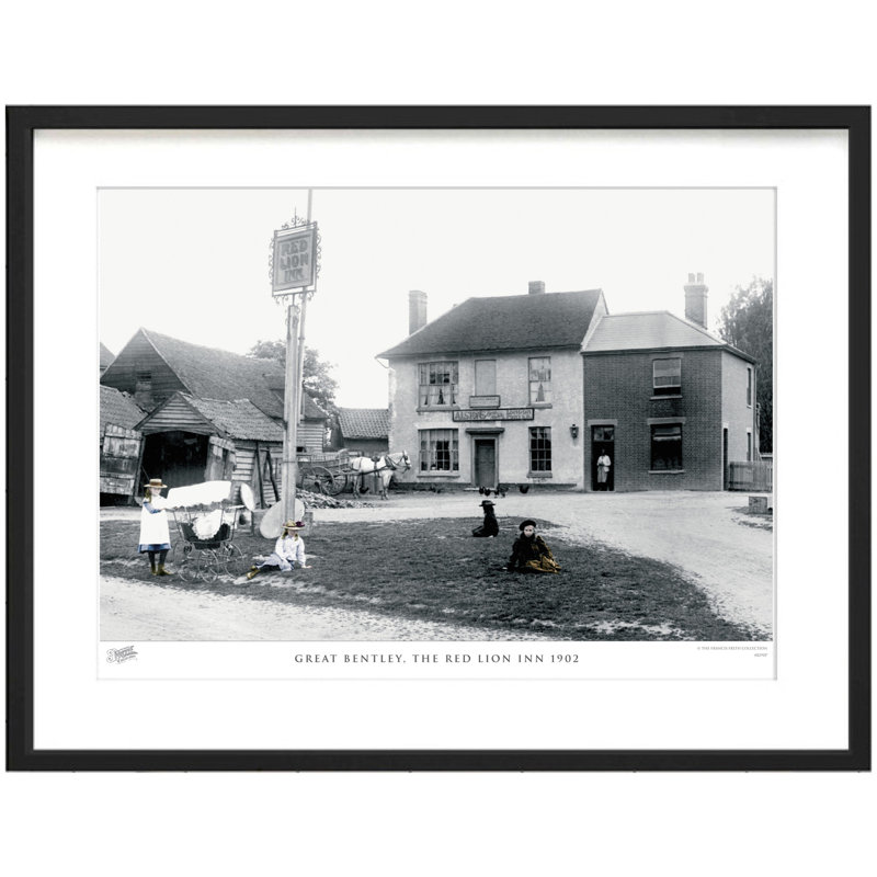 Great Bentley, The Red Lion Inn 1902 by Francis Frith - Single Picture Frame Print, 28cm H x 36cm W x 2.3cm D