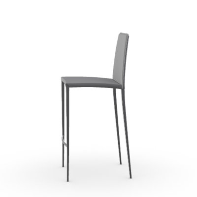Aida Upholstered Stool with Metal Frame