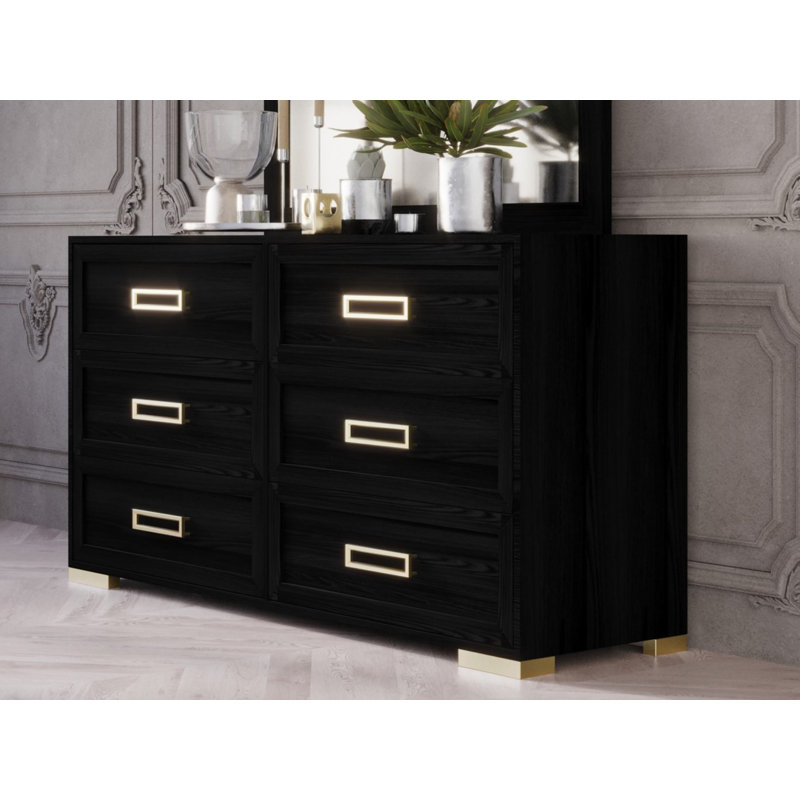 Commode 6 tiroirs Crowder