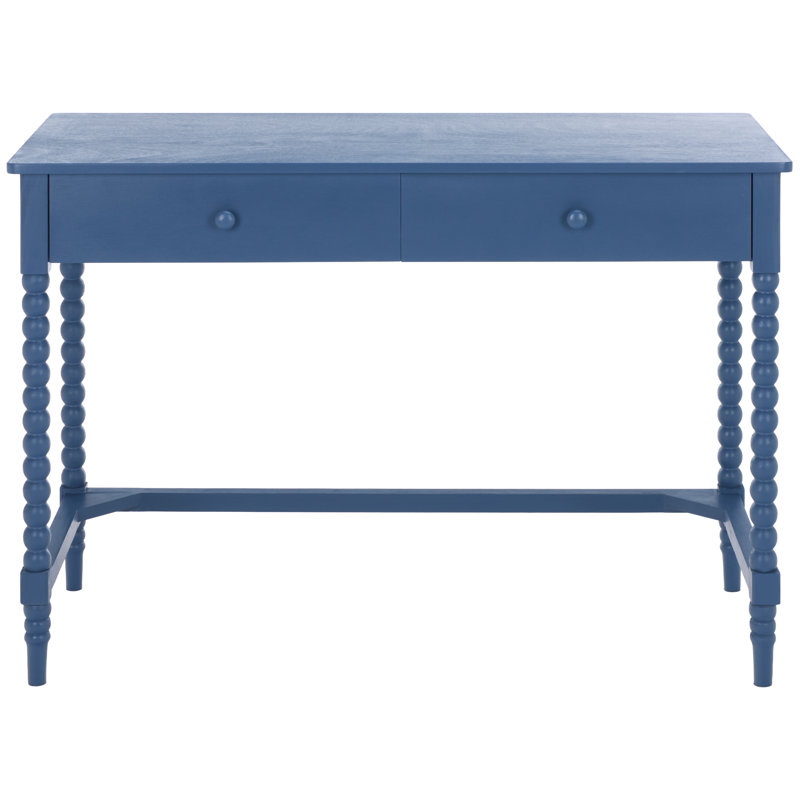 Bureau 2 tiroirs Or bis, Bleu