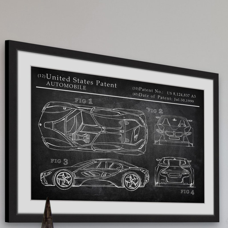 " BMW Sports Car ", 30" H x 45" W x 1.5" D