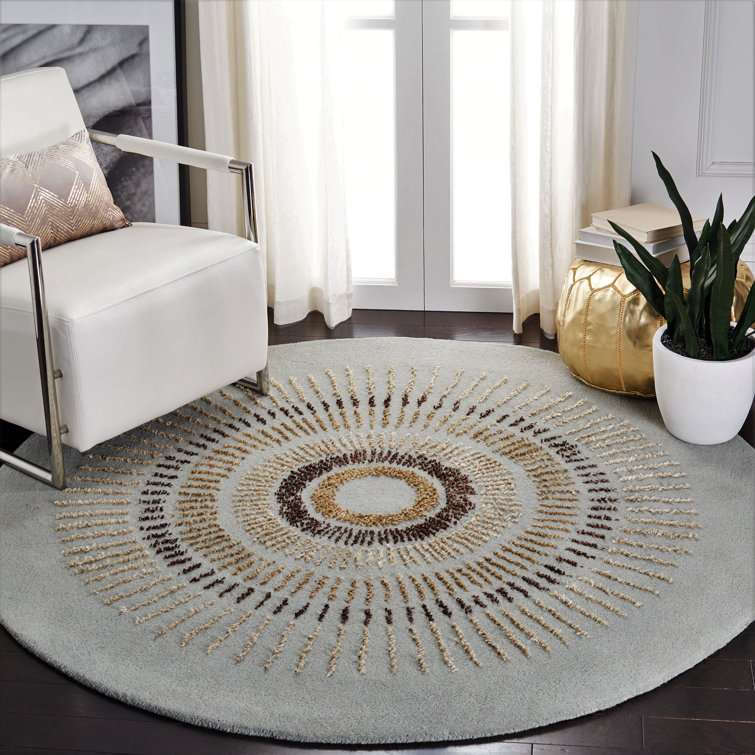 Jorie Hand Tufted Wool Geometric Rug