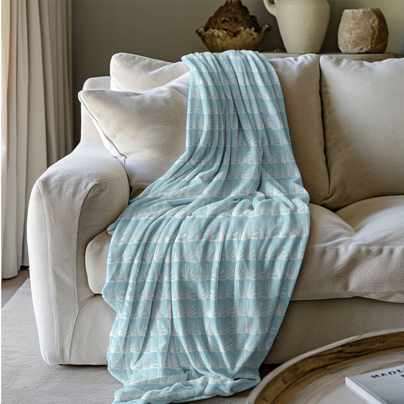 Doux spectre de lumière - couverture Sherpa de qualité supérieure 1 pièce, Lit simple