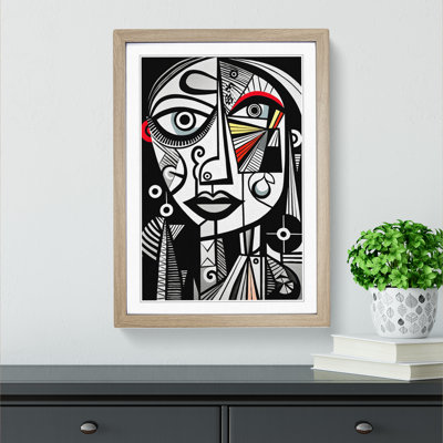 Pablo Picasso Line No.3 - Framed Print