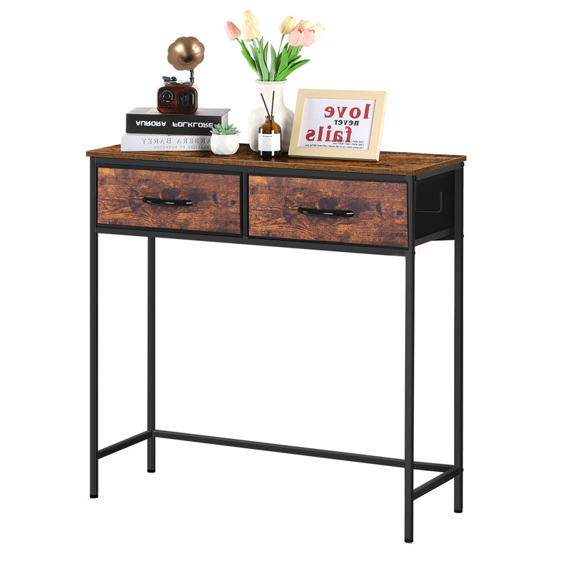 Aubane 31.5'' Console Table, Brown, Brown/Black