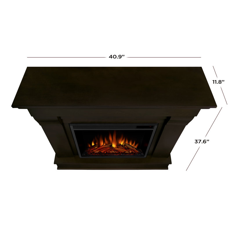 Chateau 41" Electric Fireplace by Real Flame, Dark Walnut