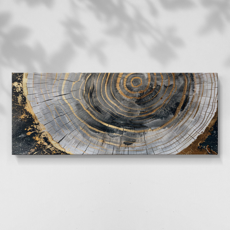 Toile tendue avec châssis abstrait Series # # XIII-Abstract, H 12 po x l 30 po