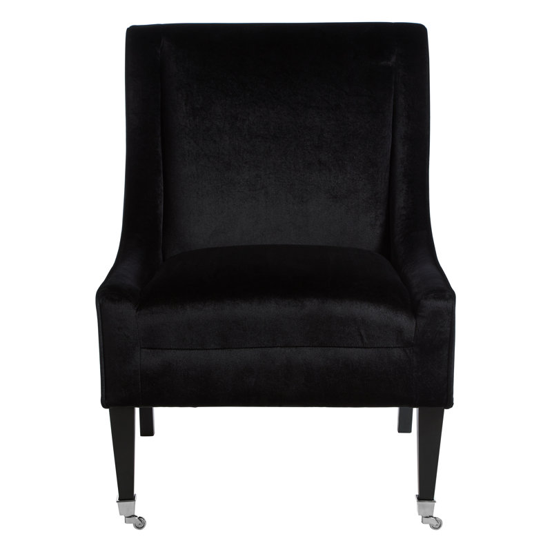 Mascolo Upholstered Armchair, Black
