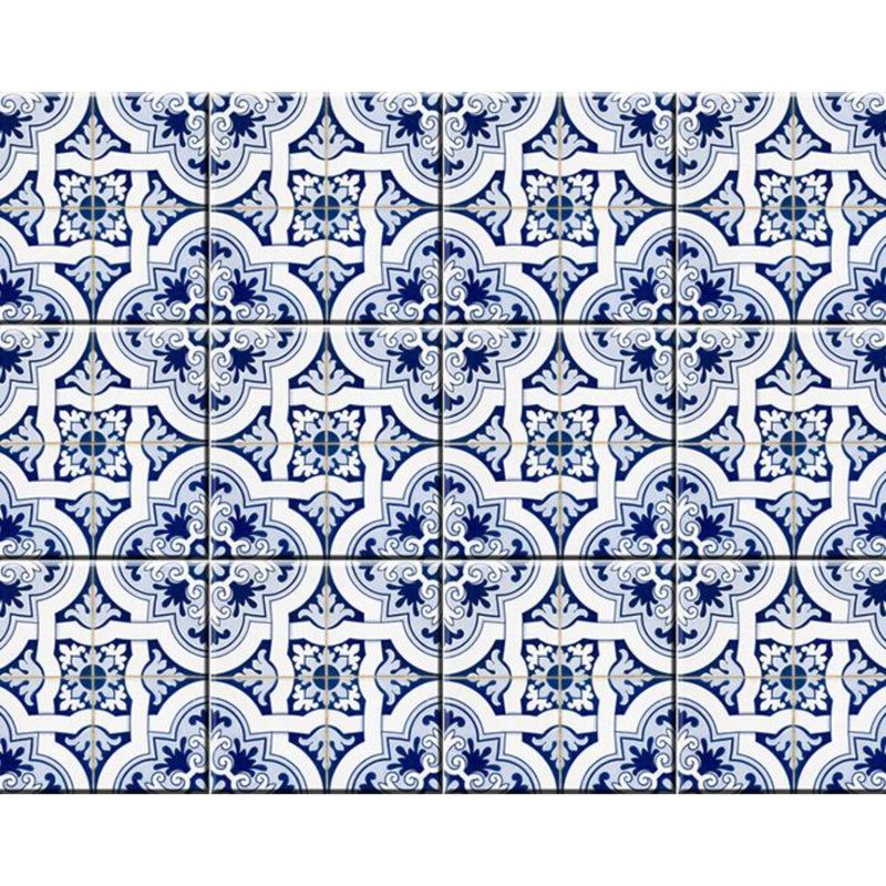 Carreau de mosaïque auto-adhésif en vinyle 4 po x 4 po