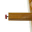Canapé de patio 68,1 po en bois d'acacia avec coussins-1232899716