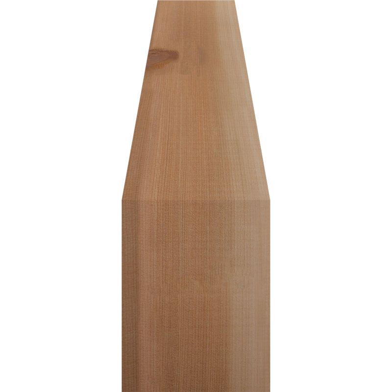 Attelle de genou traditionnelle, H 20 po x l 5,5 po x P 20 po, Cèdre rouge de l'Ouest (lisse)