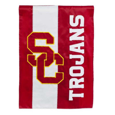 Ncaa 2 côtés en polyester 12 x 18 po drapeau de jardin