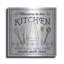  «Kitchen Welcome» par Elizabeth Tyndall, art mural en métal, 24 po x 24 po-2108551666