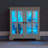 LED Curio Display Cabinet With Adjustable Shelves, Retro Design Quality Showcase For Home Decor And Organization-605095396