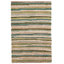 Francisco Green Handwoven Cotton Rug