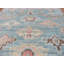 Tapis oriental bleu noué à la main 7 pi 9 po x 10 pi 2 po Oushak DBA9036E386A4FD2AC3131952C151A61