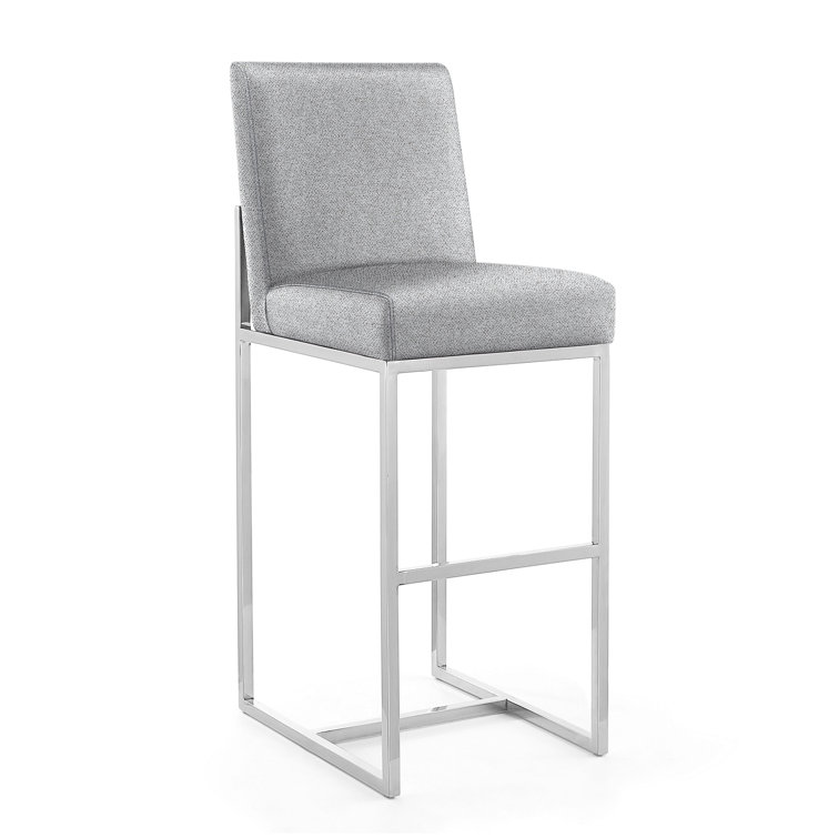 Element Upholstered Counter Stool with Metal Frame