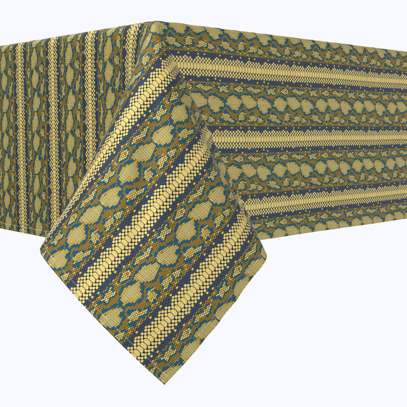 ZanowitZ Snake Skin Tablecloth, 104" x 60"