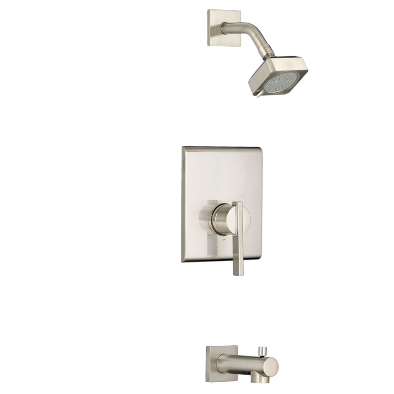 Times Square Tub & Shower Faucet, Brushed Nickel